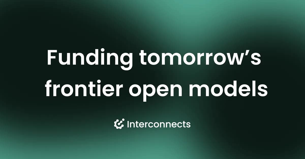 The inevitable need for an open model consortium