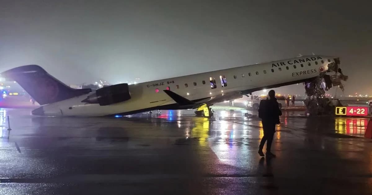 FAA Firing Two Air Traffic Controllers For Leaving Early Night Of Deadly LaGuardia Air Canada Accident