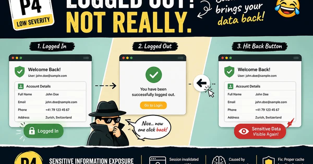 When Logout Isn't Really Goodbye: A Subtle Data Exposure Bug.