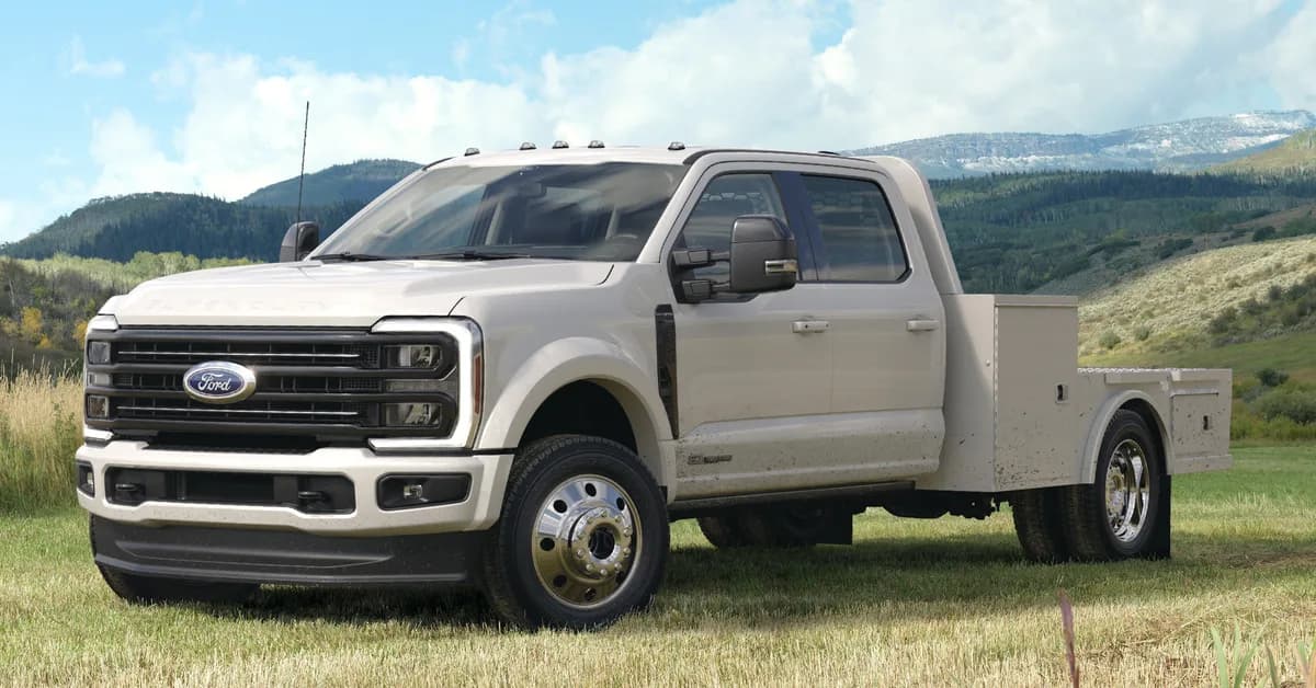 Why Not: 2027 Ford Super Duty Chassis Cab Now Comes in Luxury Platinum Trim