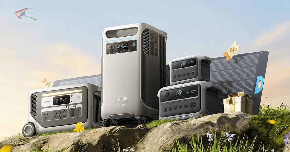 Anker SOLIX Spring Sale takes up to 65% off power stations + bonus exclusive savings, Segway MAX G30P e-scooter at $550, more