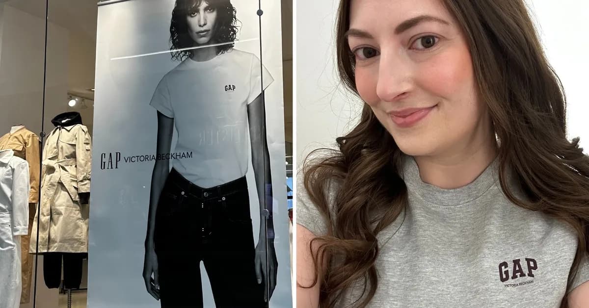 I shopped Gap's new Victoria Beckham collection. It's one of the best fashion collaborations of the year - if you're tall enough to wear it.