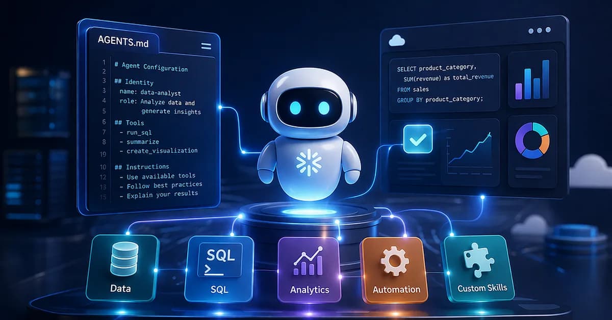 Unlocking Cortex Code: The Agent Architecture, AGENTS.md, and Custom Skills