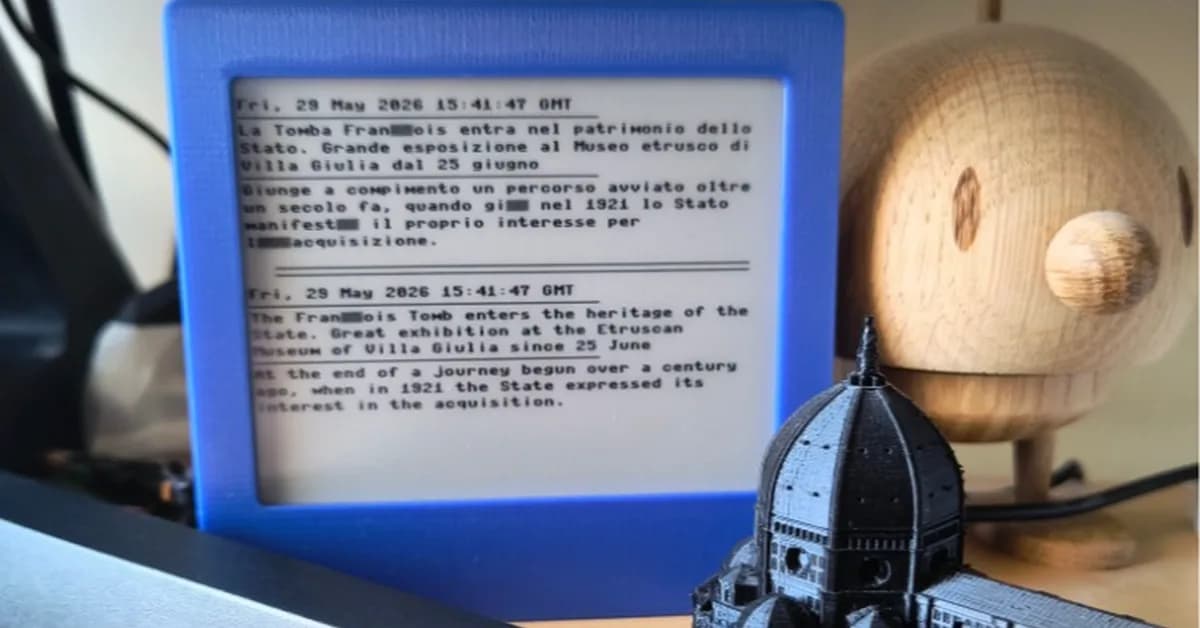 Bilingual E-paper News Feed Helps Brush Up Language Skills
