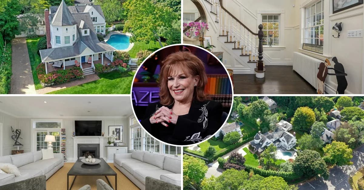 EXCLUSIVE: Joy Behar's Hamptons Home Gets $1 Million Price Hike-as Her Listing Agents Test Bold New Tactic To Sell 123-Year-Old Abode