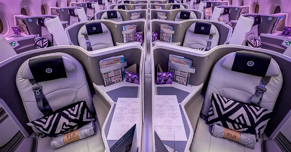 5 things I loved about flying Fiji Airways business class