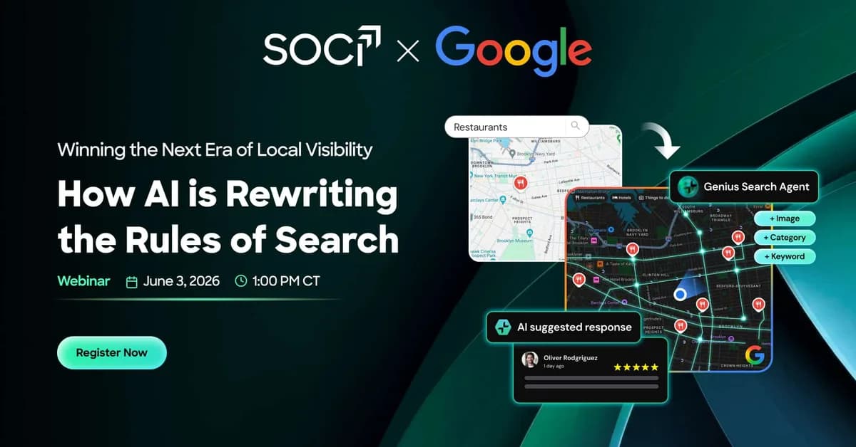 Winning the next era of local visibility: How AI is changing local search by SOCi