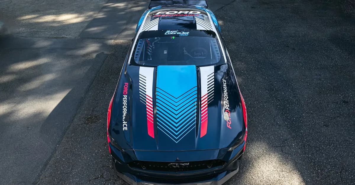 Ford's Mustang Cobra Jet sets a new EV quarter mile record at 6.87 seconds