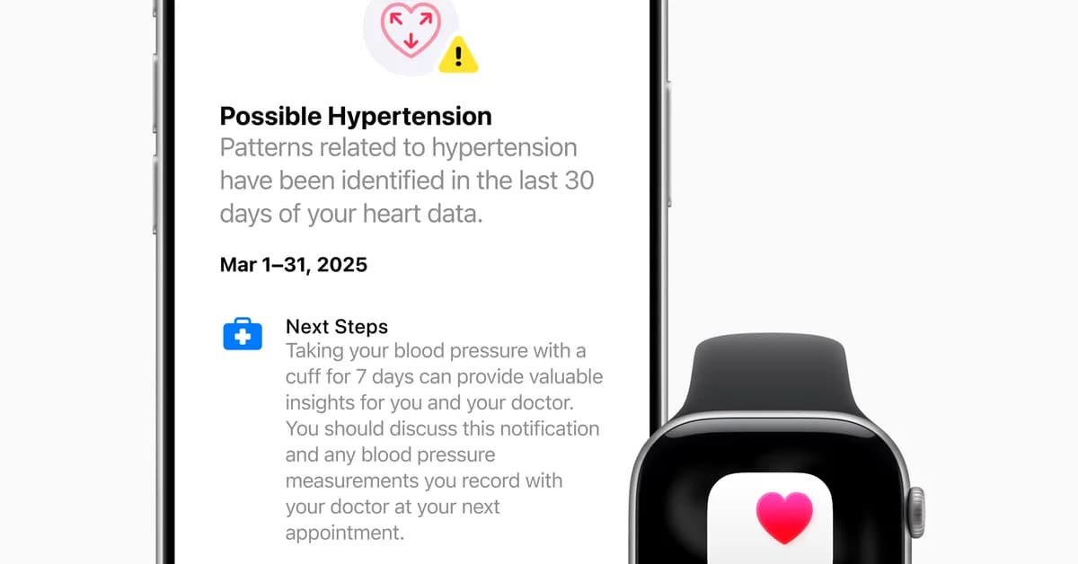 How Apple built hypertension notifications for Apple Watch