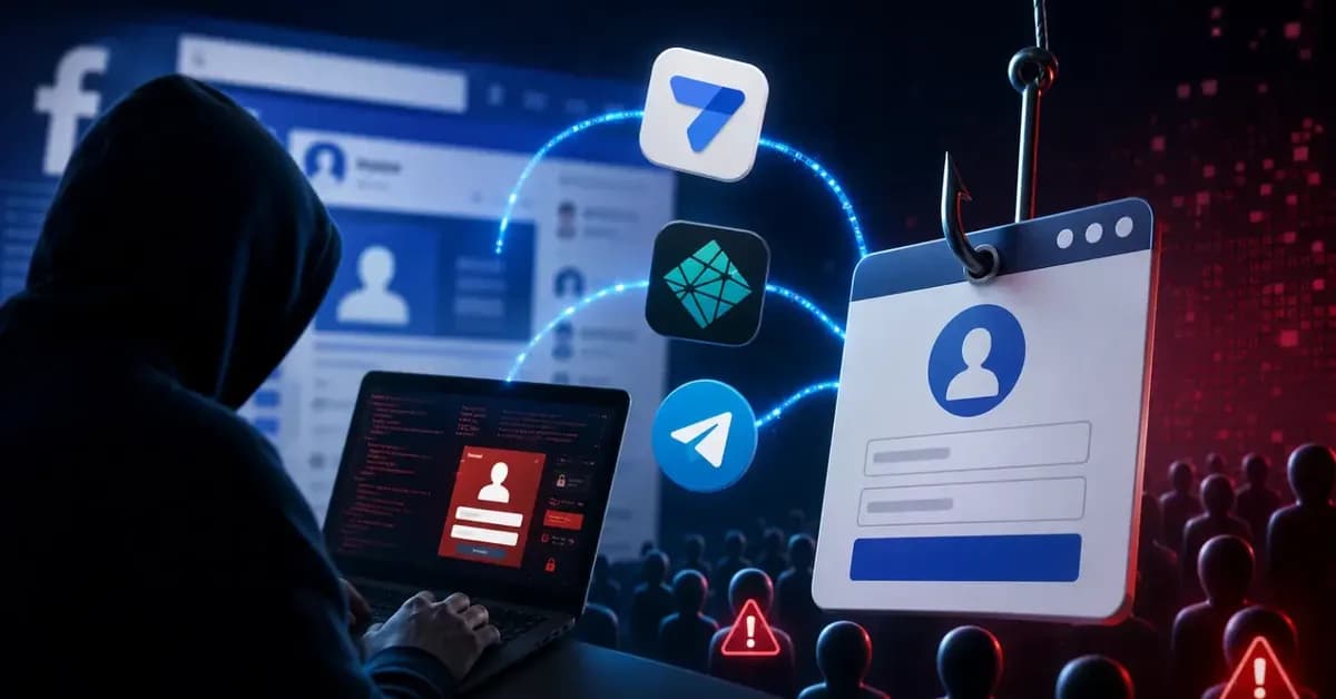 Attackers Abuse Google AppSheet, Netlify, and Telegram in Facebook Phishing Campaign