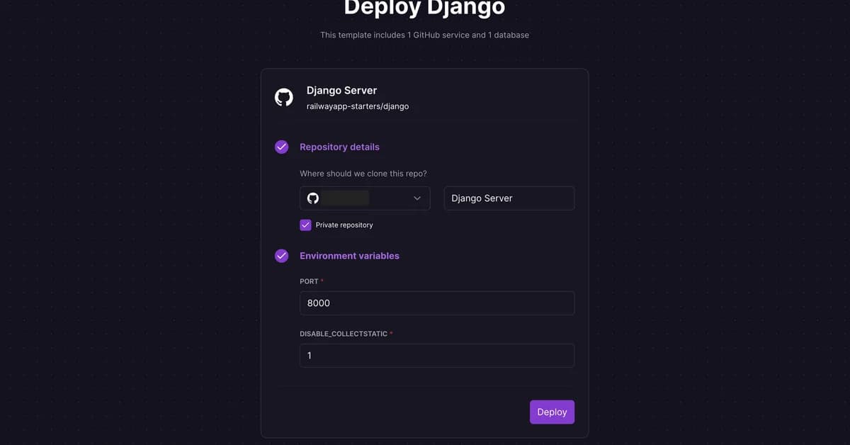 Day 97 of #100DaysOfCode - DevCollab: Deploying the Django Backend to Railway