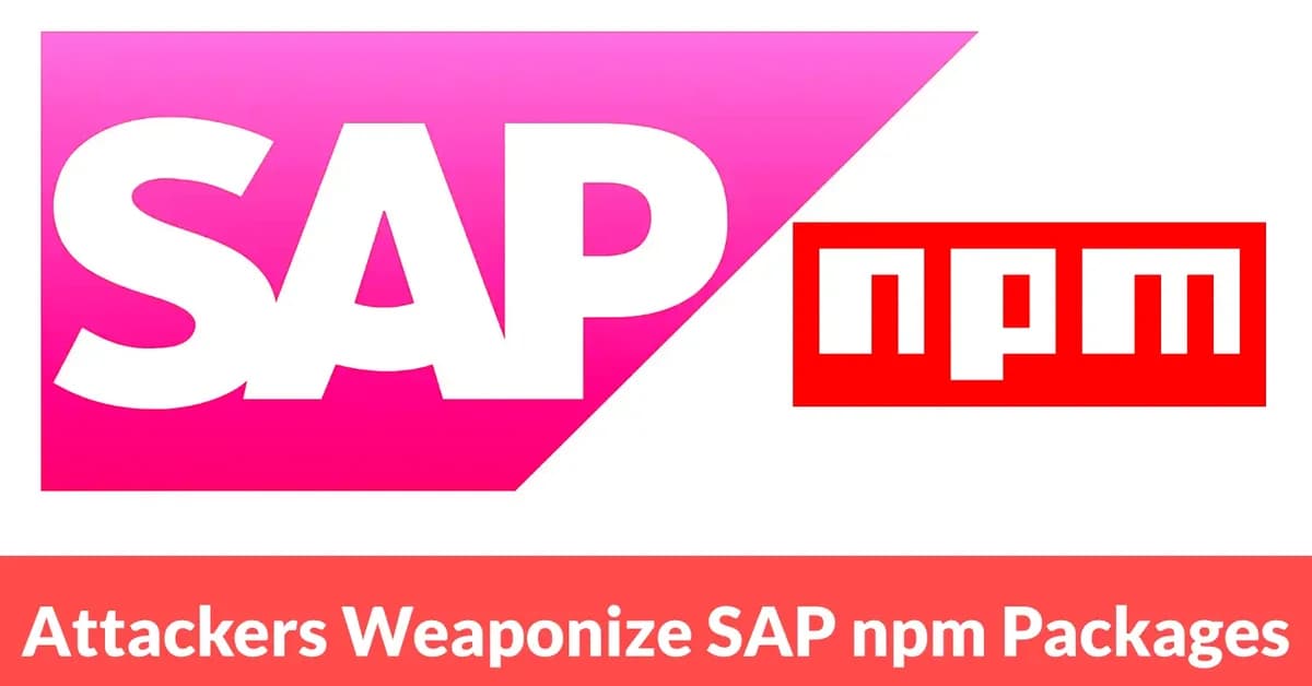 Attackers Weaponize SAP npm Packages to Steal GitHub, Cloud, and AI Coding Tool Secrets
