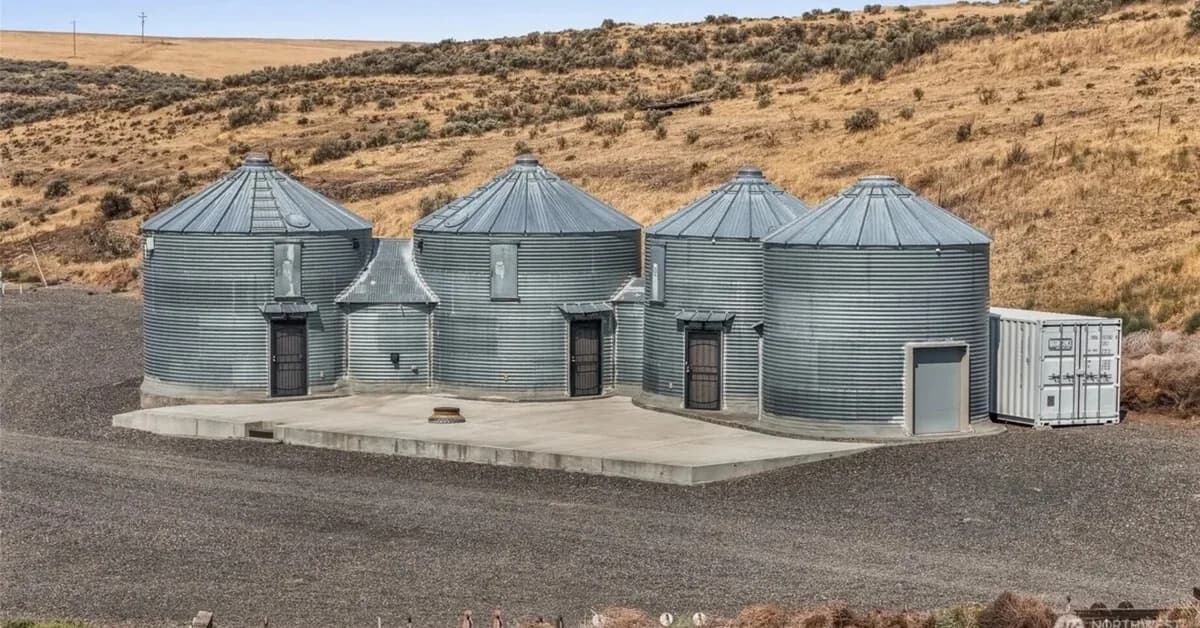 A Homesteader's Dream: This 386-Acre Sporting Retreat Uses Transformed Grain Silos as Living Quarters