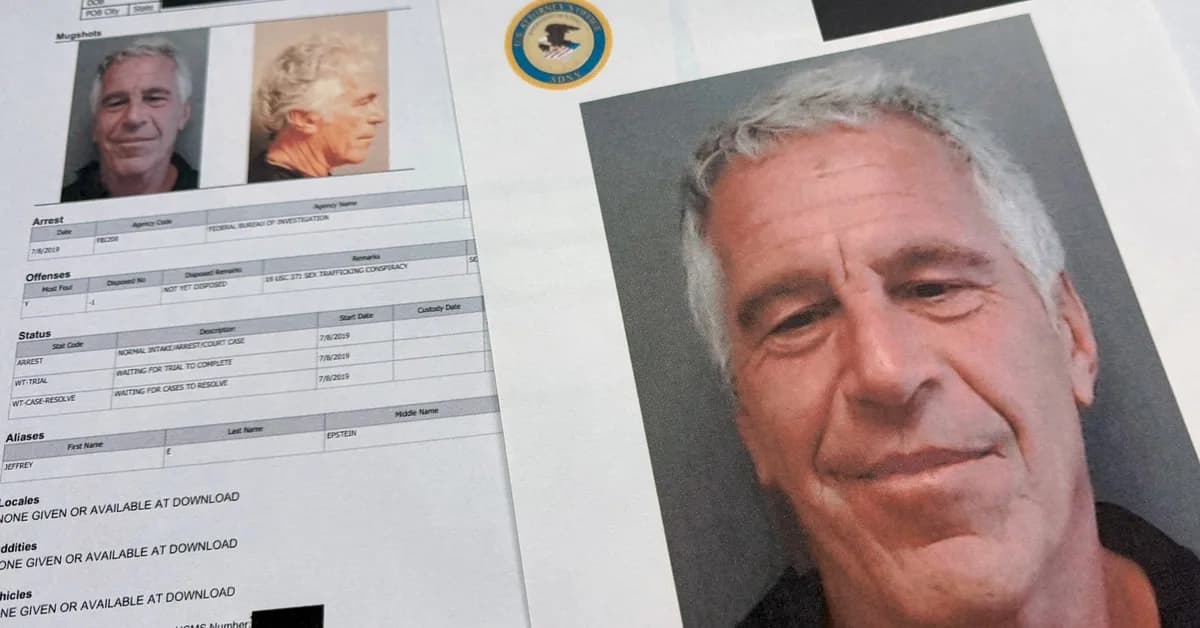 US court releases purported Epstein suicide note
