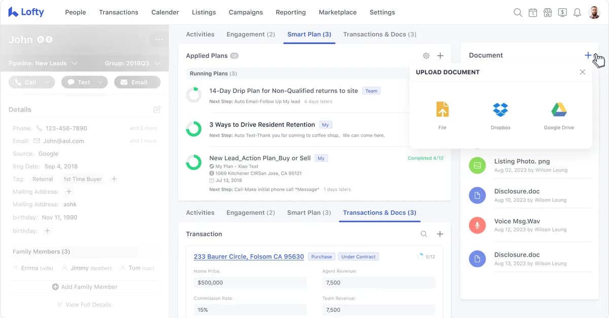 Lofty launches client transaction portal