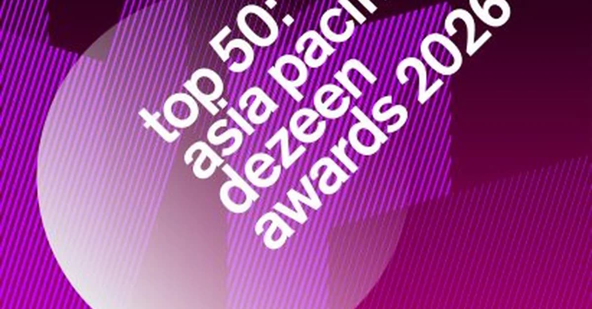 Dezeen Awards 2026 celebrates Asia Pacific Regional Showcases