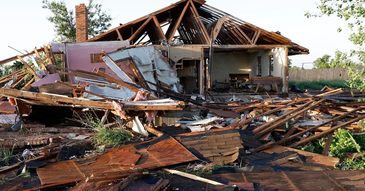 Powerful Tornado Rips Through Oklahoma Destroying Numerous Homes-and More Storms Are on the Way