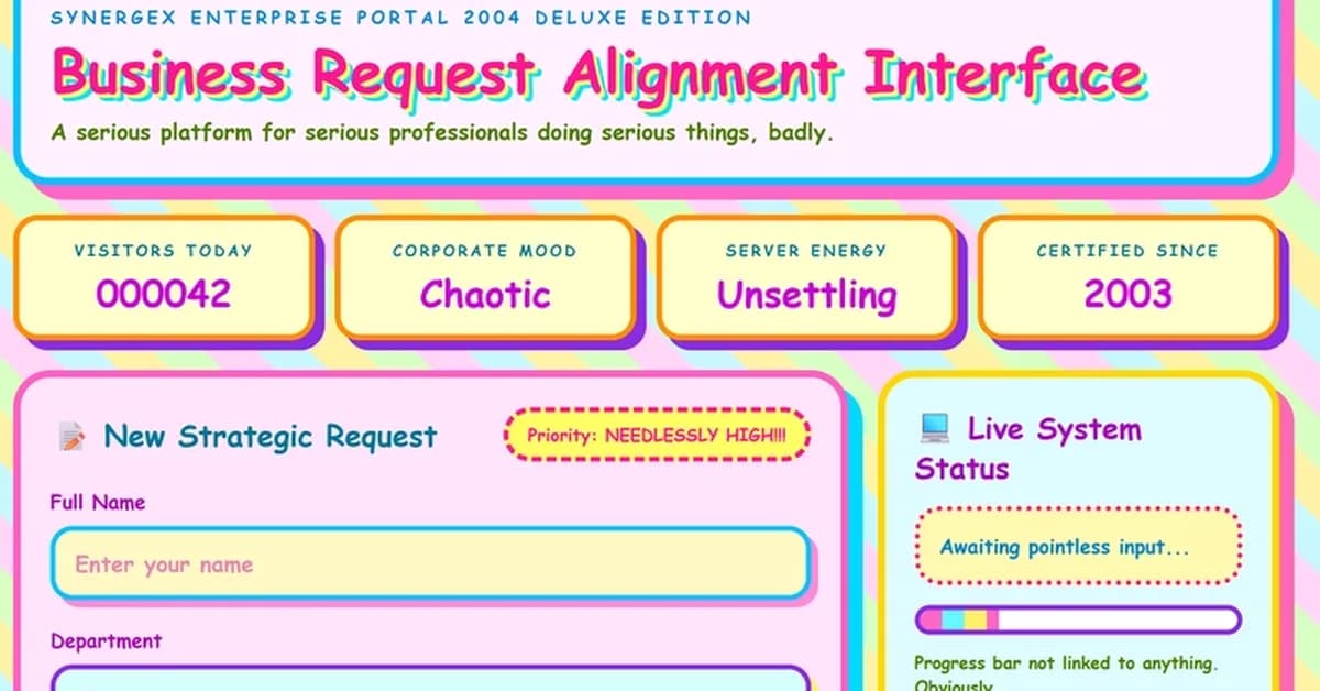 Useless Enterprise App