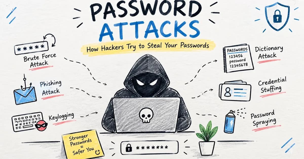 Password Attacks: How Hackers Try to Steal Your Passwords