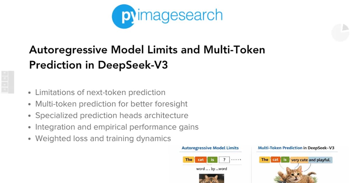 Autoregressive Model Limits and Multi-Token Prediction in DeepSeek-V3