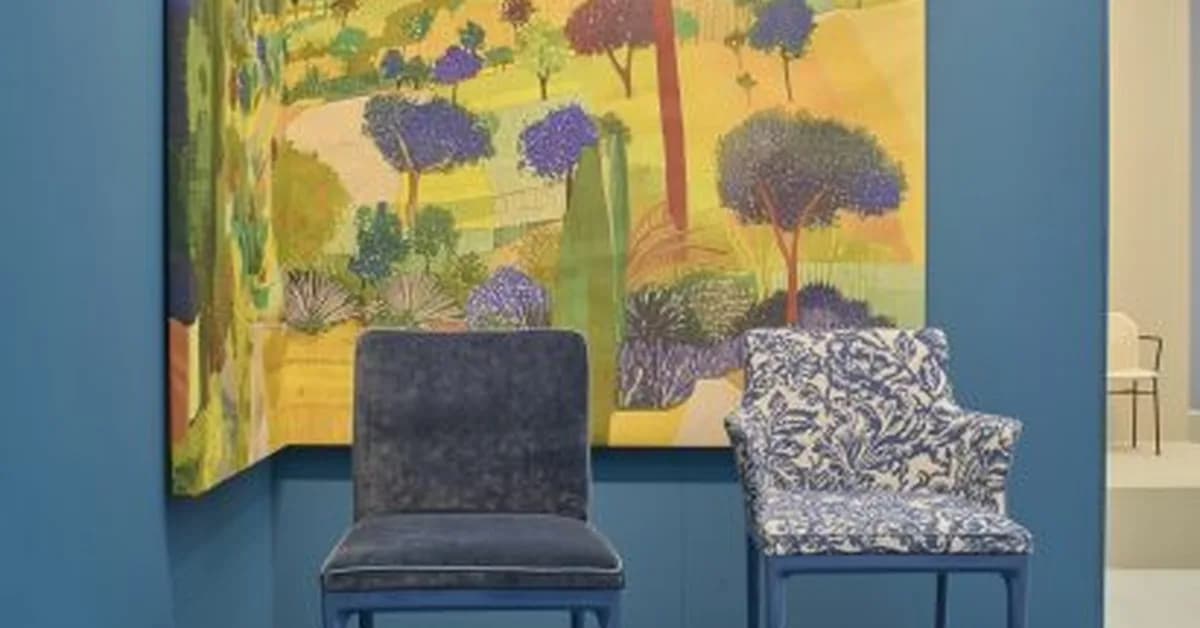 Kartell juxtaposes latest collection with AI-generated artworks at Salone del Mobile