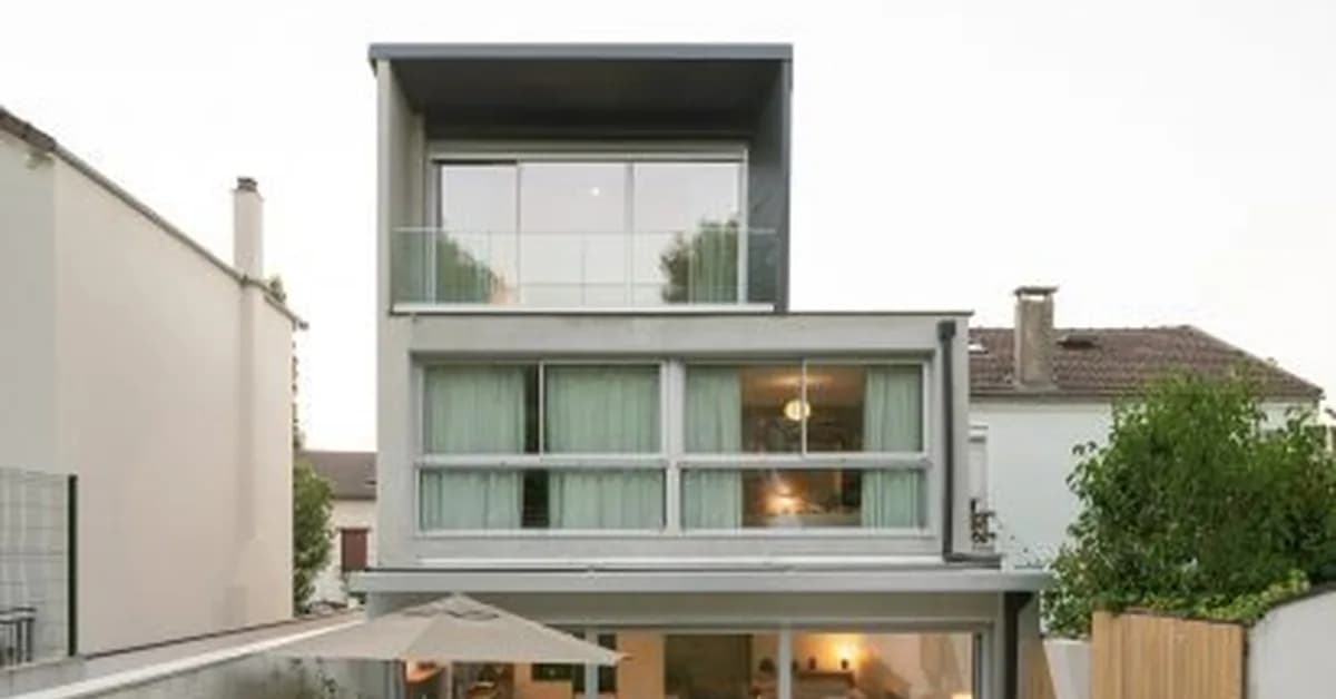 MXarchitecture installs back-to-back homes in Paris suburb