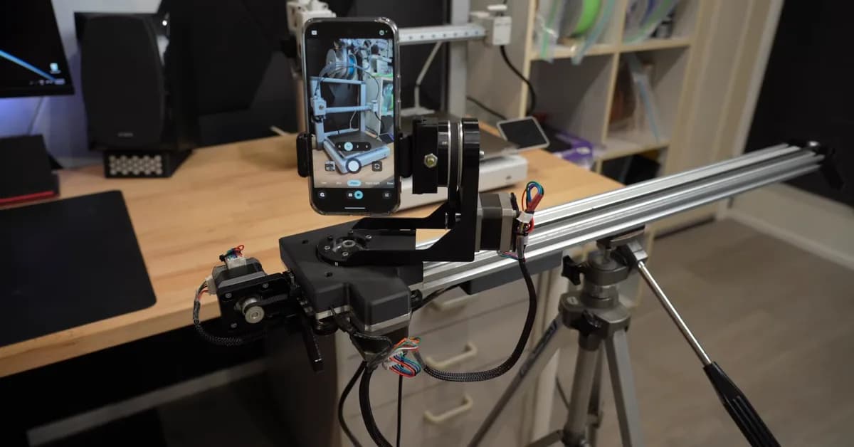 Three-Axis Camera Slider From 3D Printer Parts