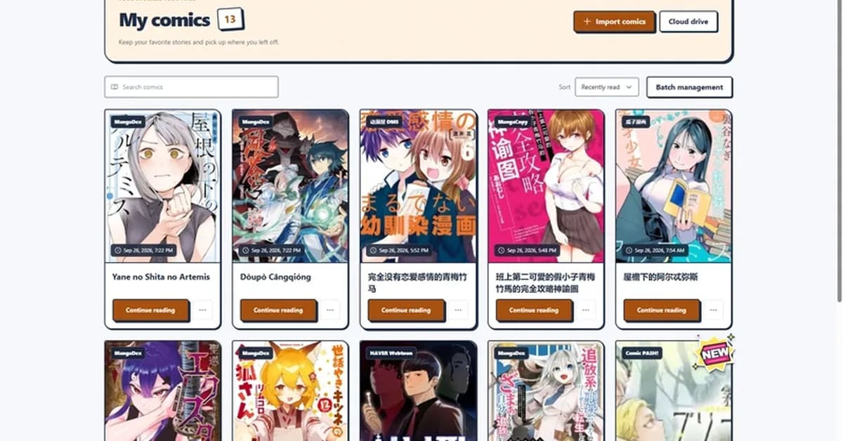 I built an open-source manga reader + translator browser extension