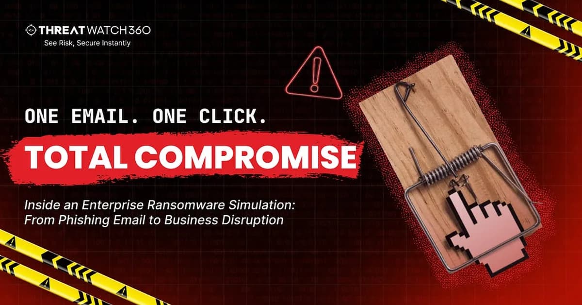 One Email. One Click. One Enterprise-Wide Ransomware Incident.