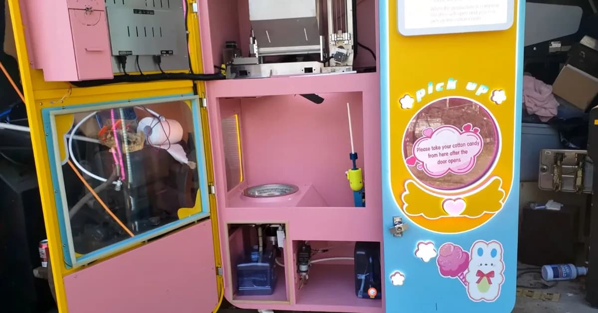 Fixing a Cotton Candy Vending Machine