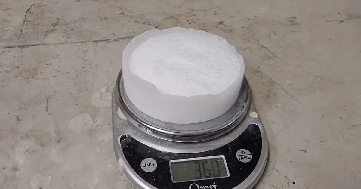 Making Big Dry Ice Blocks With Low Pressure CO2
