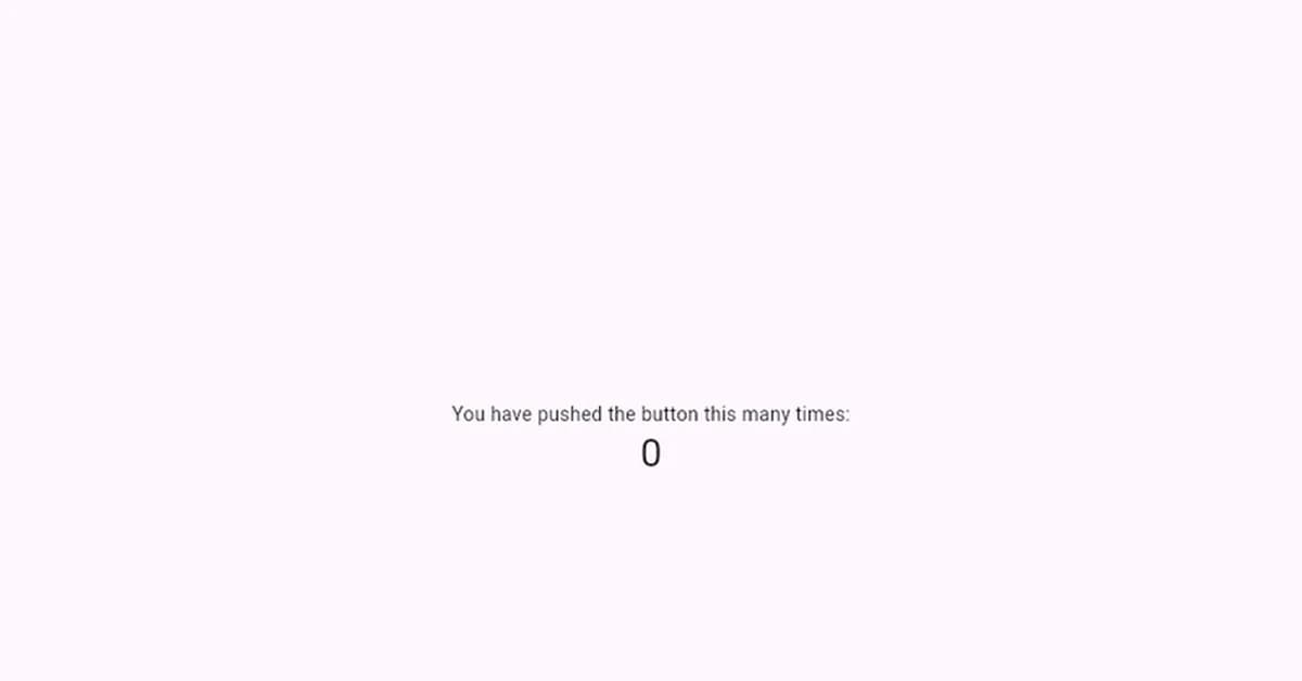 First Web Page with Flutter