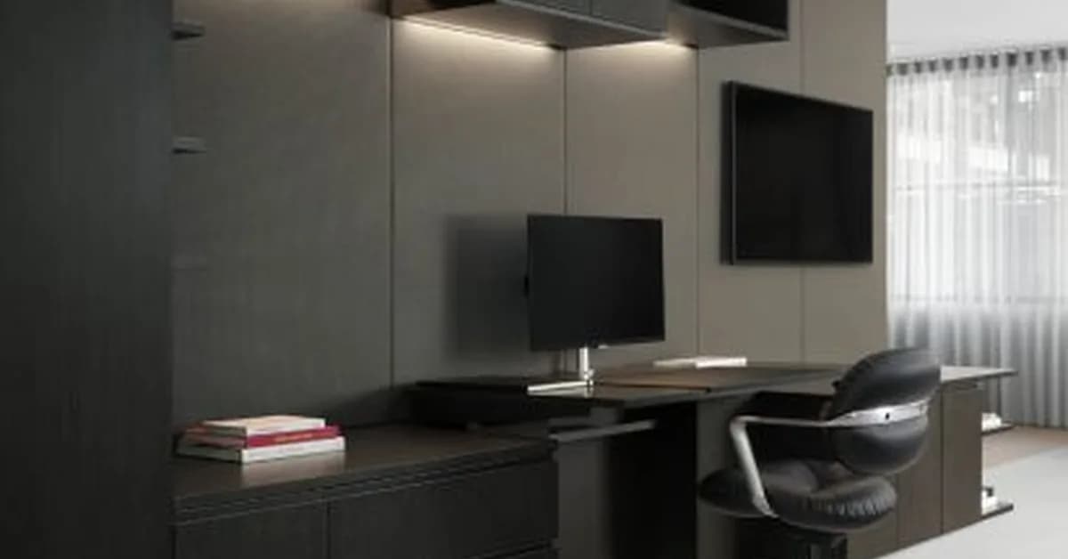 Konzert office furniture system by Paolo Dell'Elce for Knoll