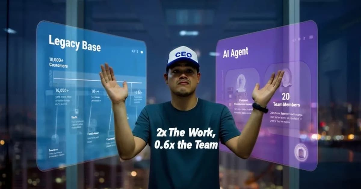 If You Are at Scale, You Now Have 2 Full-Time Jobs: Keep Your Installed Base Happy. And Winning the AI Agent War in Your Space.