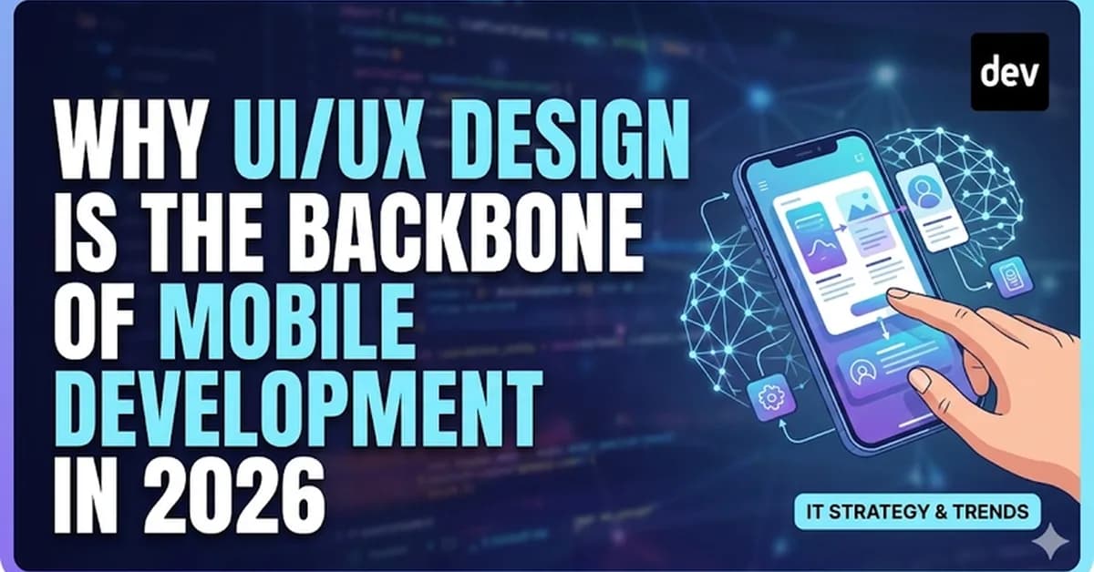 Why UI/UX Design is the Backbone of Mobile Development in 2026