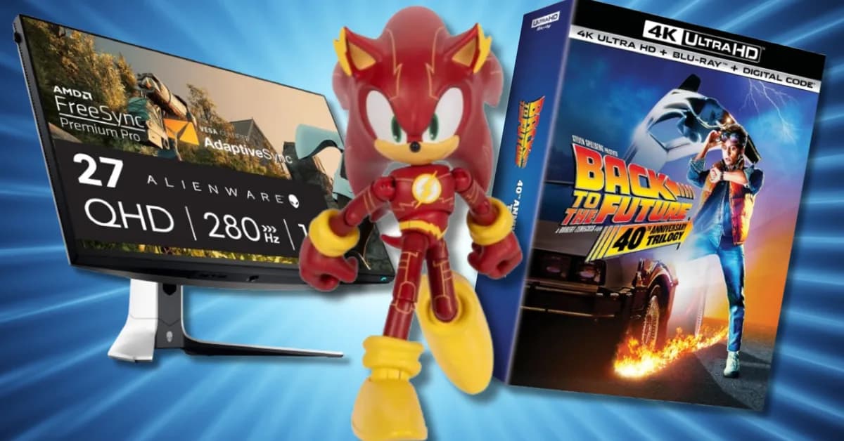 Today's Top Deals: Back to the Future 4K Trilogy, Alienware Gaming Monitor, Resident Evil 3 for $3.59