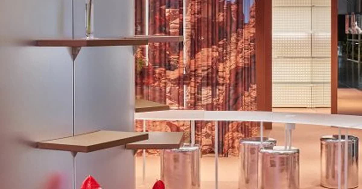 Visplay's modular systems allow retail interiors "to evolve over time"