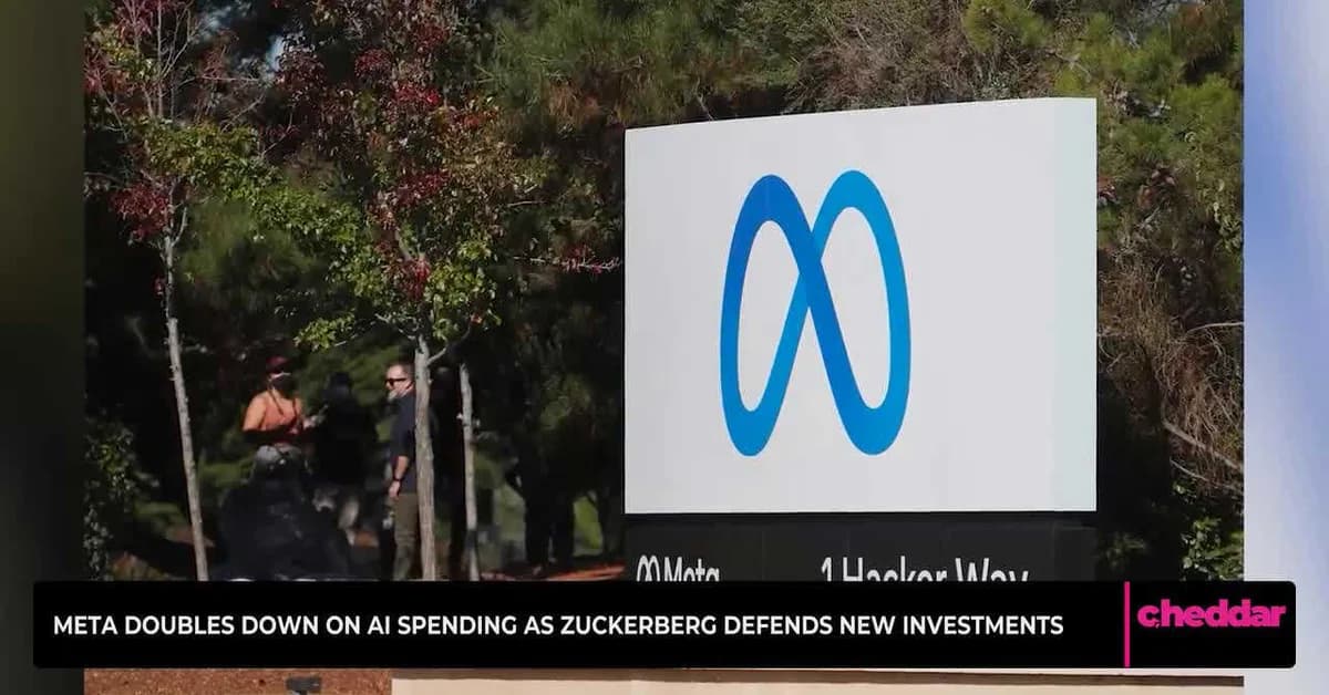 Meta chief Zuckerberg doubles down on AI spending