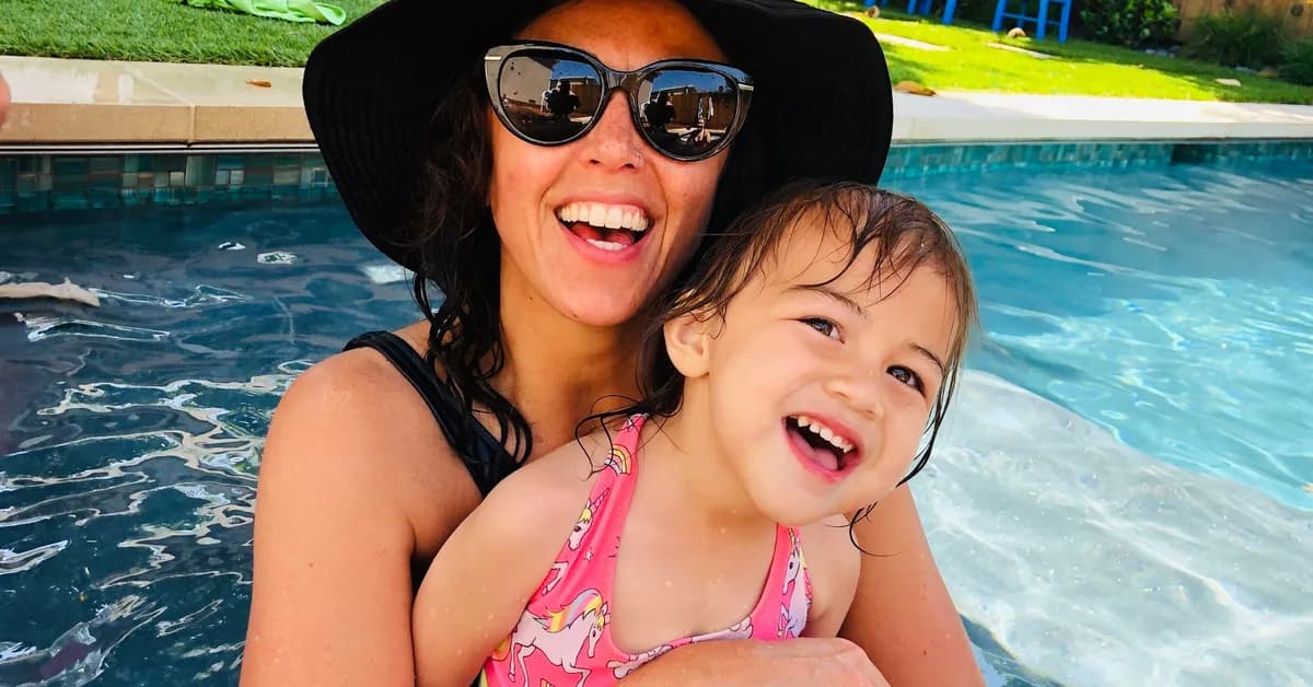 I went bathing suit shopping with my 18-month-old daughter. I realized I shouldn't talk negatively about my body around her.