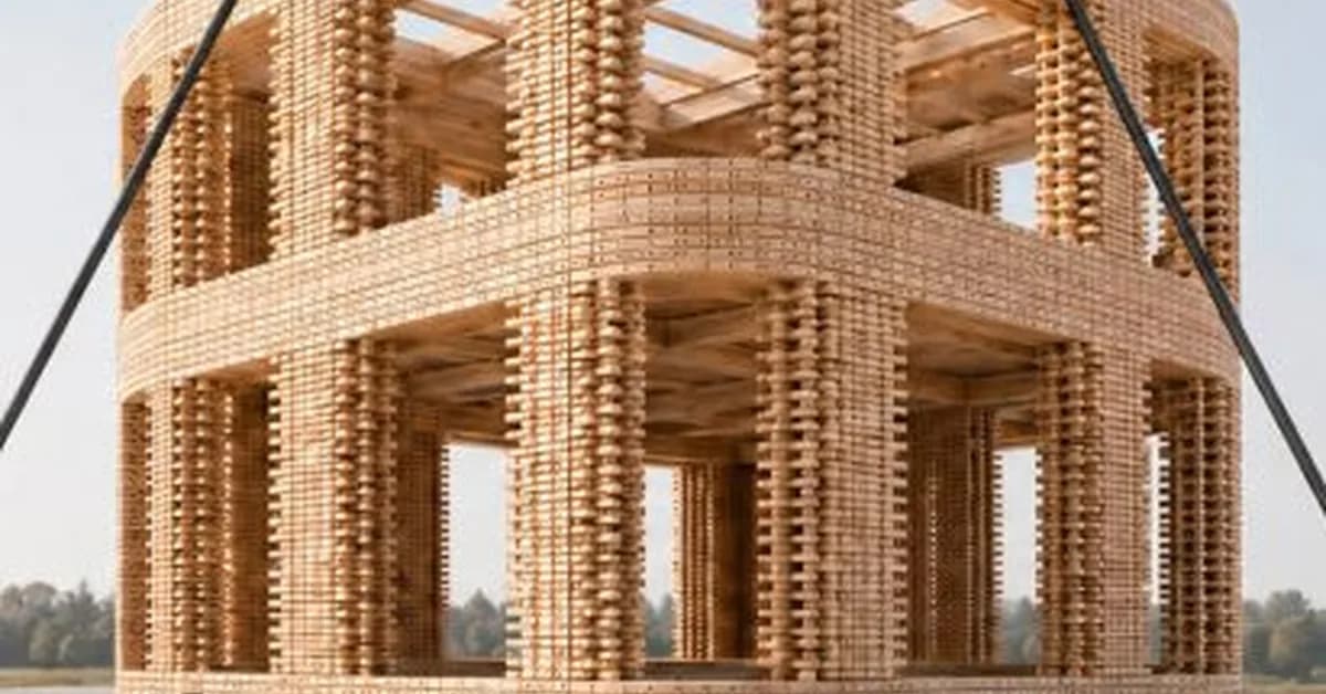 Foster + Partners unveils plans for autonomous robot construction project