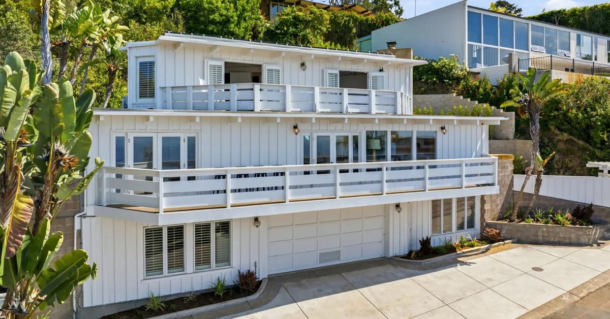 'Rare' $4.5 Million La Jolla Home Crafted by Frank Lloyd Wright's Son Brings to Life Architect's Most Revered Design Hallmarks