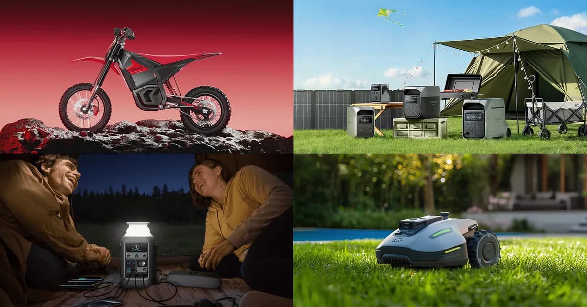 Yozma IN 10 electric mini dirt bike at exclusive new $999 low, EcoFlow sale drops DELTA 3 Plus to $599, Anker SOLIX, more