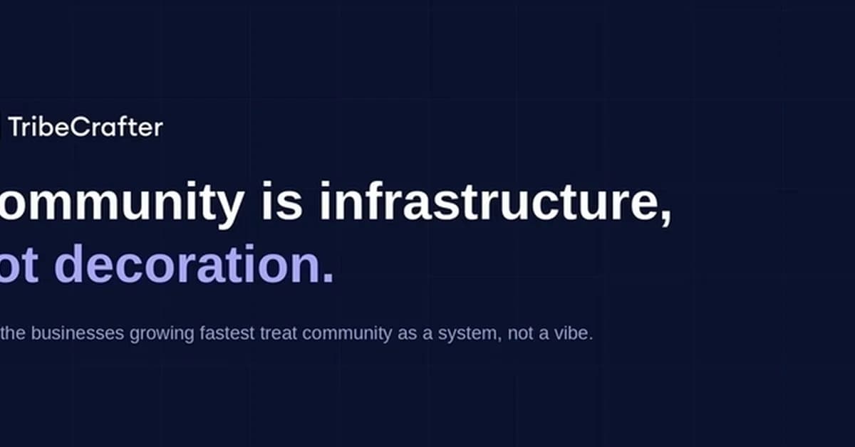 Why "community" is quietly becoming a growth channel, not a vanity metric