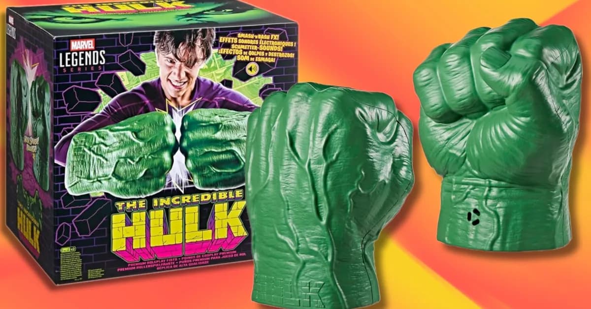 Preorders Have Dropped for the Marvel Legends Series Incredible Hulk Fists, Out in July