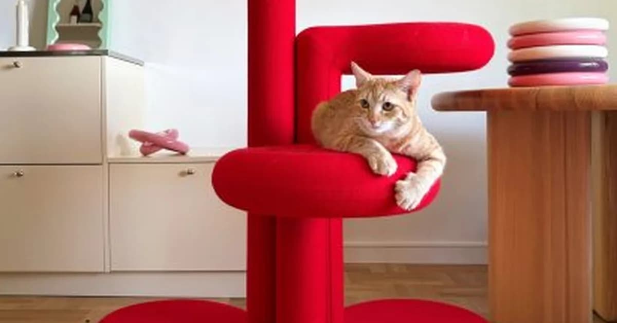 Gustaf Westman designs sculptural alternative to "ugly cat trees"