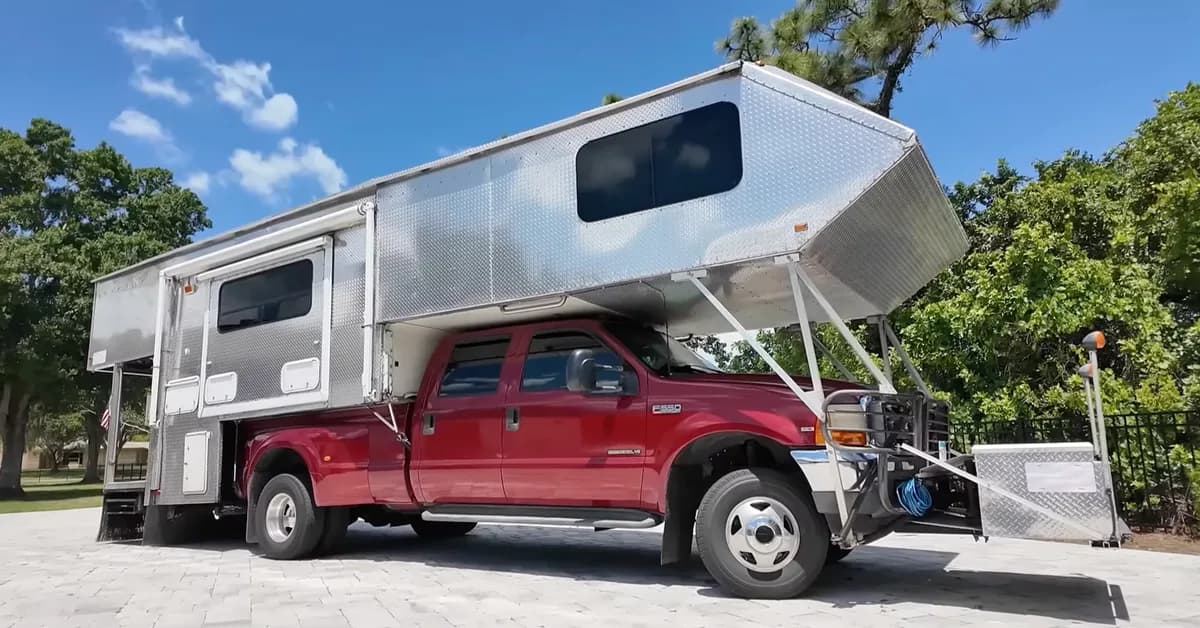 This Ford Super Duty Mega Camper Is One of the Most Extreme RVs Ever