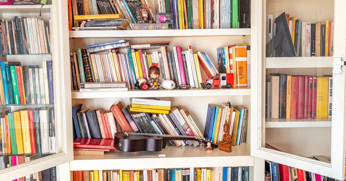 I'm a professional declutterer. Even I struggle to let go of books.