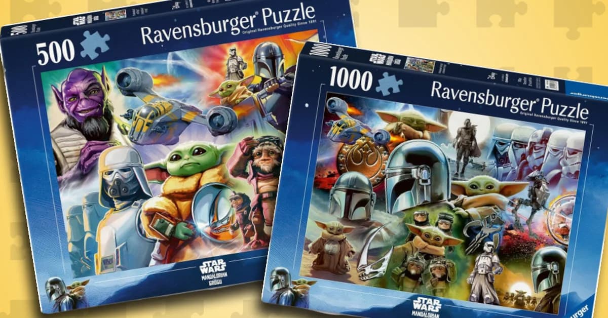 Ravensburger Is Releasing New Star Wars Puzzles for The Mandalorian & Grogu Movie