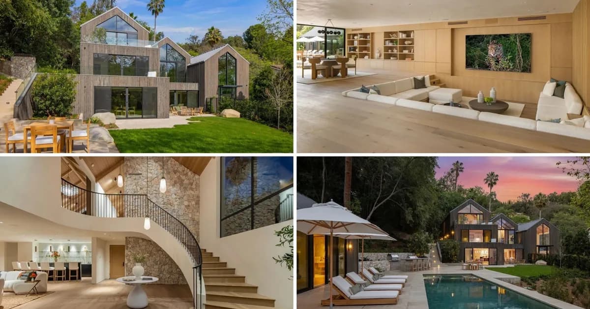 $28 Million 'Pavilion' House in Los Angeles Boasts 'Once-in-a-Generation' Design-and a Sunken Conversation Pit