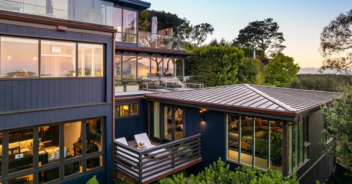 Sausalito's Highest-Priced Home Hits the Market for $10 Million With a Dedicated Wellness Floor